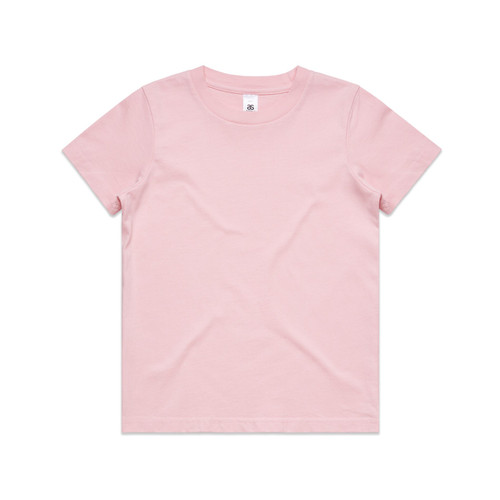 PINK kids-staple-tee-pink